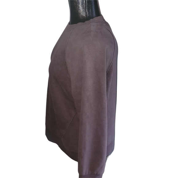 Shambhala Dark Brown Crew Neck Pullover Sweatshirt L - Picture 4 of 6